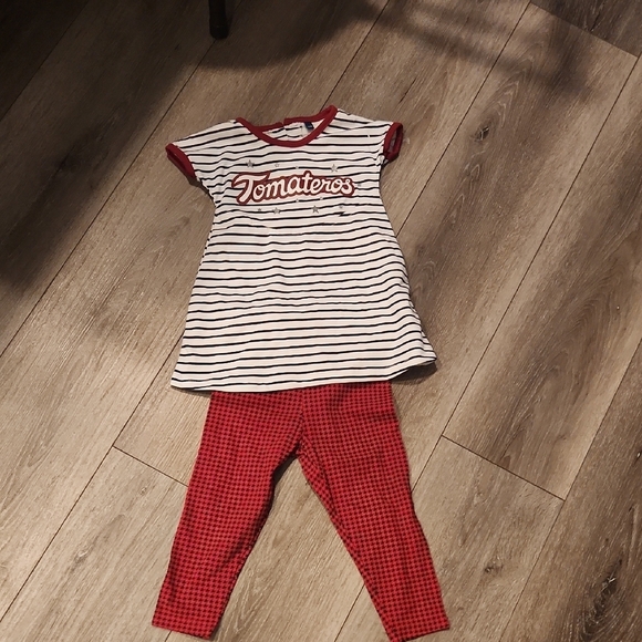Kids Tomateros Set - Red and White - Picture 1 of 5